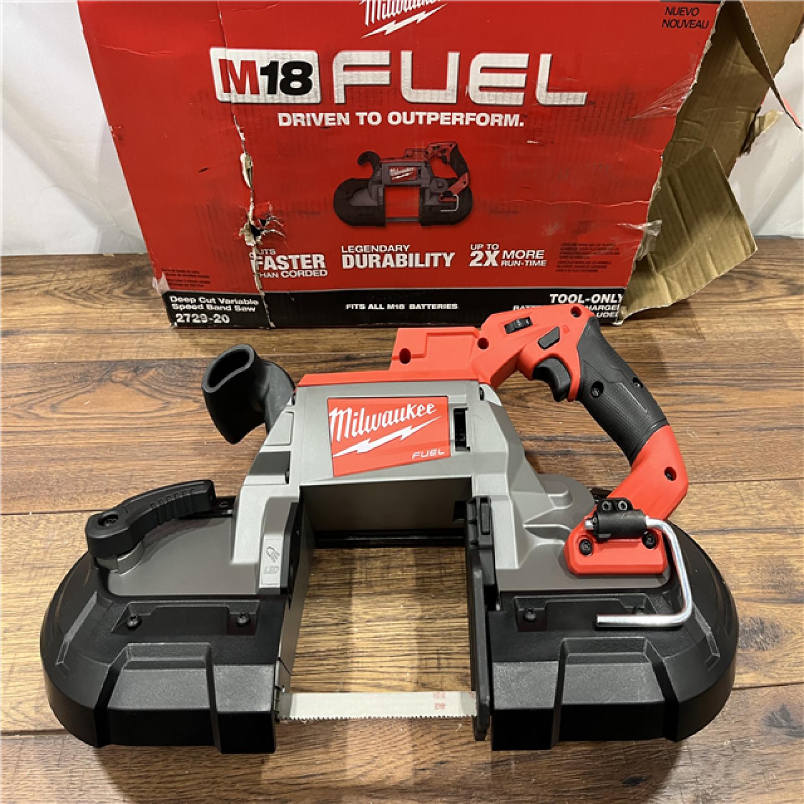 AS IS Milwaukee 2729-20 - M18 Fuel 18V Cordless Brushless Band Saw Bare Tool