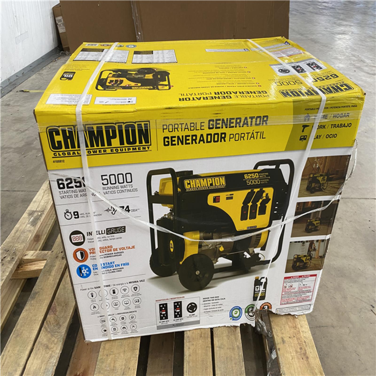 Houston Location AS IS - Champion Generator 6250 Watts