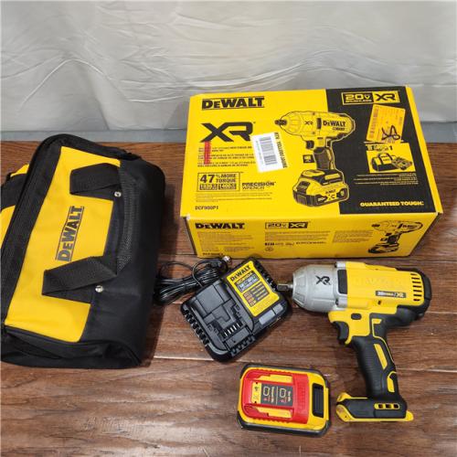 AS-IS DEWALT 20V MAX* XR 1/2  High Torque Impact Wrench with Hog Ring Anvil