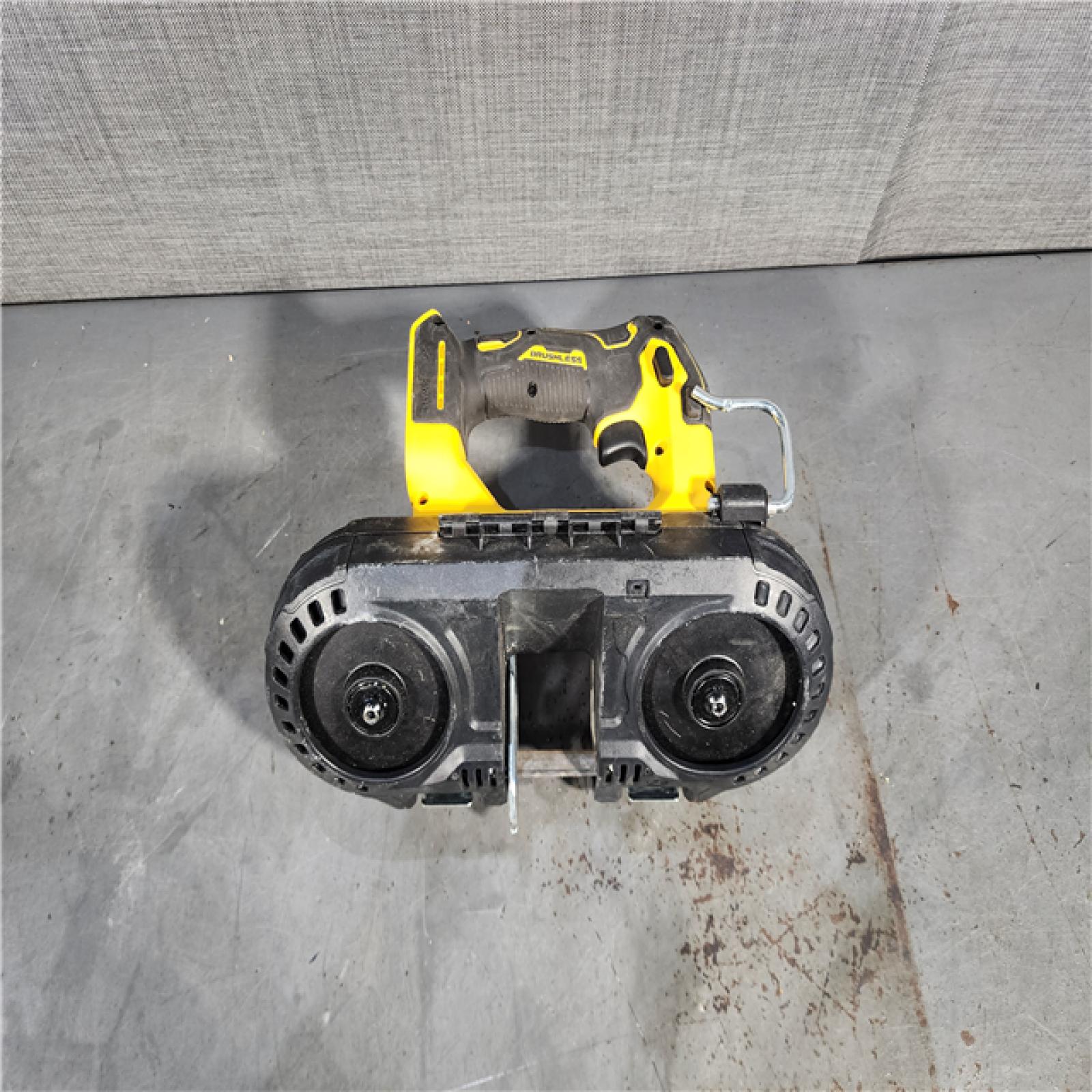 HOUSTON LOCATION - AS-IS Dewalt DCS377B 20V MAX ATOMIC Brushless Cordless 1-3/4 Compact Bandsaw (TOOL ONLY)