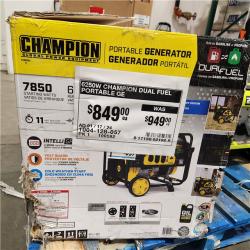 Dallas Location - As-Is Champion Power Equipment 7850/6250-Watt Gasoline Portable Generator