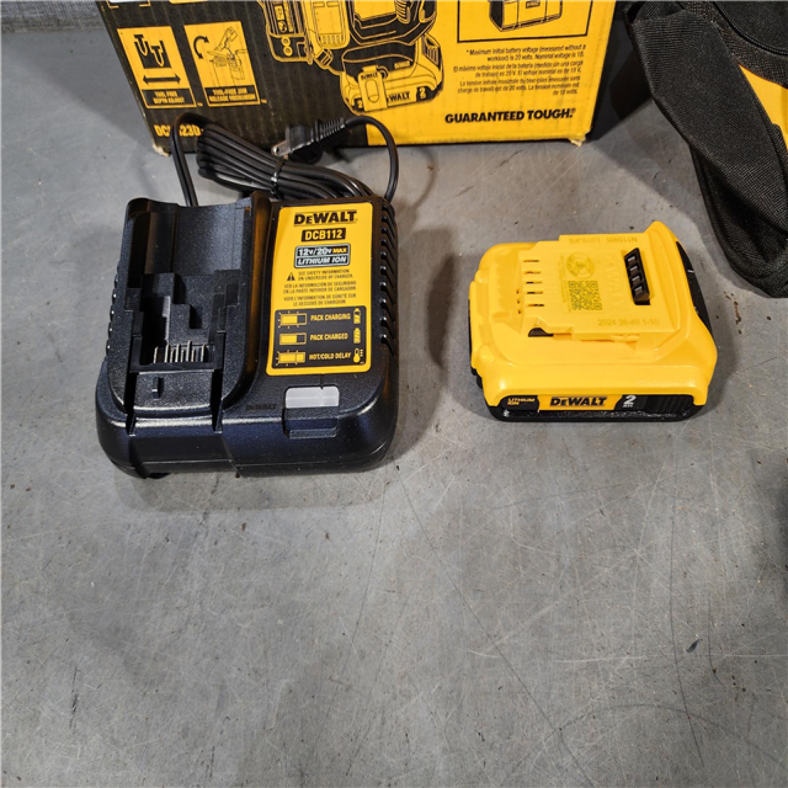 HOUSTON LOCATION - AS-IS DEWALT ATOMIC 20V MAX Lithium Ion Cordless 23 Gauge Pin Nailer Kit with 3.0Ah Battery and Charger