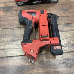 AS-IS MILWAUKEE M18 FUEL 18-Volt Lithium-Ion Brushless Cordless 18-Gauge 1/4 in. Narrow Crown Stapler (Tool-Only)