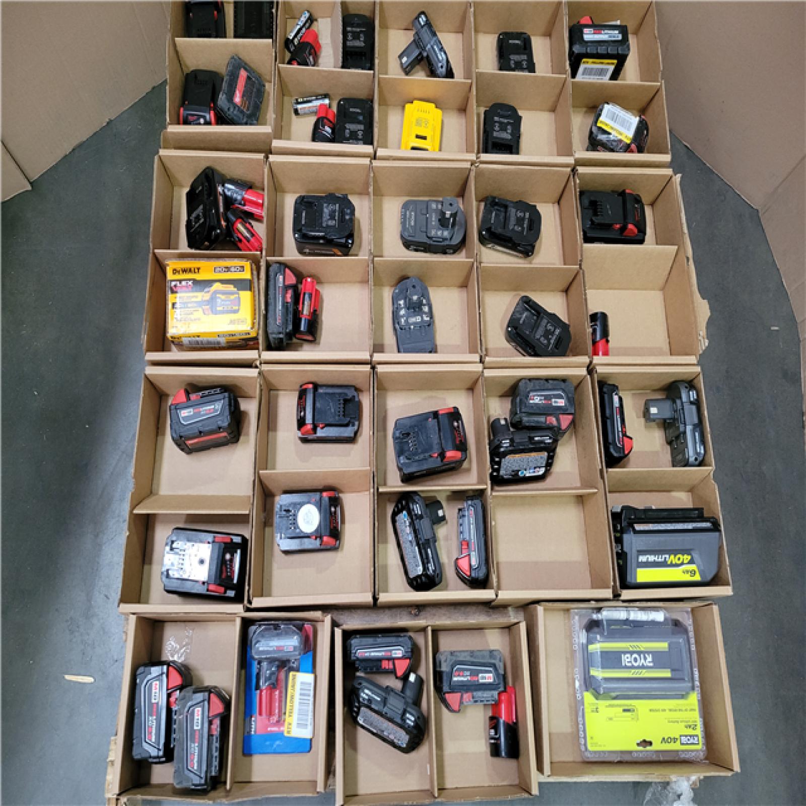 CALIFORNIA AS-IS BATTERY PALLET