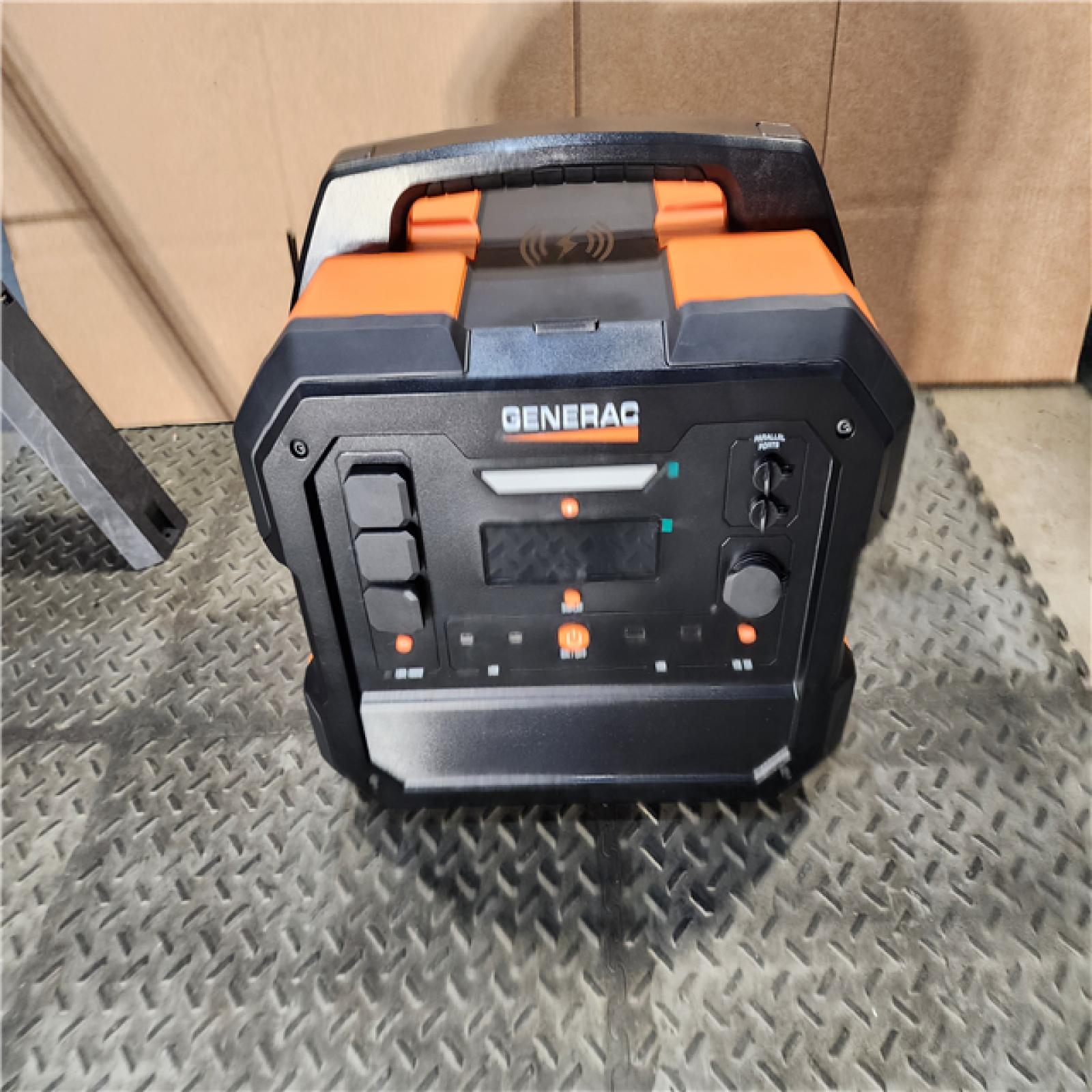 HOUSTON LOCATION - AS-IS (APPEARS LIKE NEW) Generac 8026 GB2000 2106Wh Portable Power Station with Lithium-Ion NMC Battery Power & Fast Solar Charging Built-in MPPT Controller