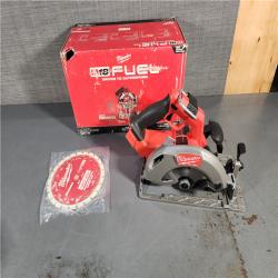 HOUSTON LOCATION - AS-IS (APPEARS LIKE NEW) Milwaukee M18 FUEL 18V Lithium-Ion Brushless Cordless 7-1/4 in. Circular Saw (Tool-Only)