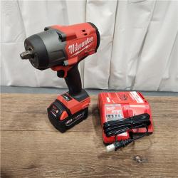 AS-IS Milwaukee M18 1/2 in. Cordless Brushless High Torque Impact Wrench Kit (Battery & Charger)