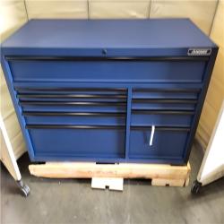 CALIFORNIA AS-IS HUSKY 80IN. 10 DRAWER TOOL CHEST AND CABINET SET WITH SIDE LOCKER