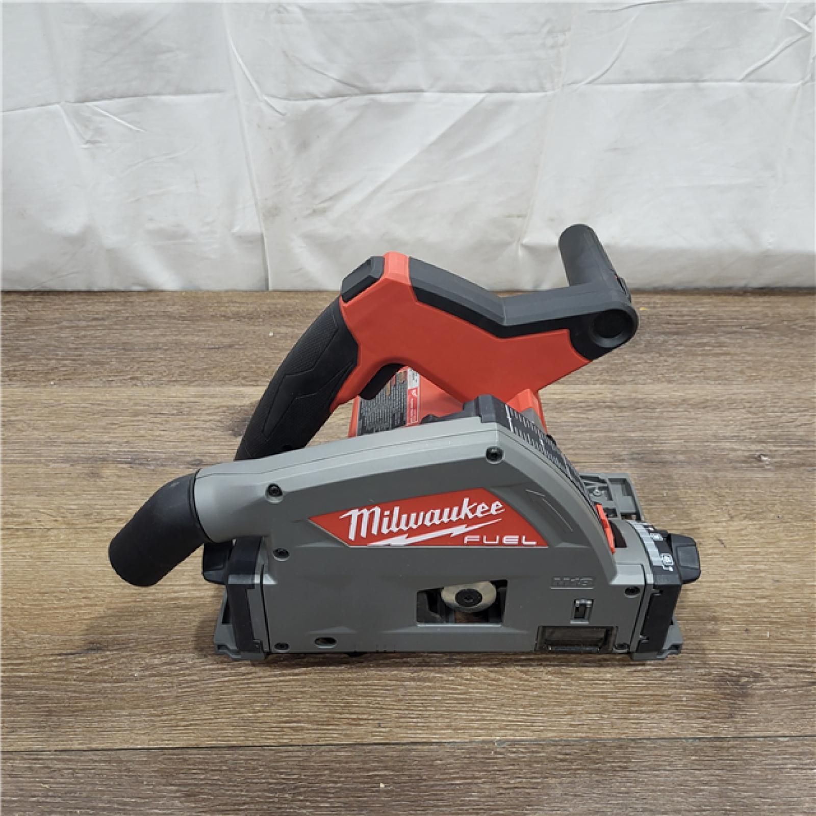 AS-IS Milwaukee M18 FUEL 18V Lithium-Ion Cordless Brushless 6-1/2 in. Plunge Cut Track Saw (Tool-Only)