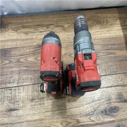 AS-IS Milwaukee M18 FUEL 18V Lithium-Ion Brushless Cordless Hammer Drill and Impact Driver Combo Kit