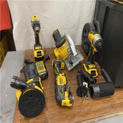 AS-IS Dewalt 20-Volt MAX ToughSystem Lithium-Ion 6-Tool Cordless Combo Kit