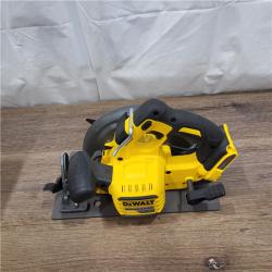 AS-IS DEWALT FLEXVOLT 60V MAX Brushless 7-1/4 Cordless Circular Saw with Brake Kit