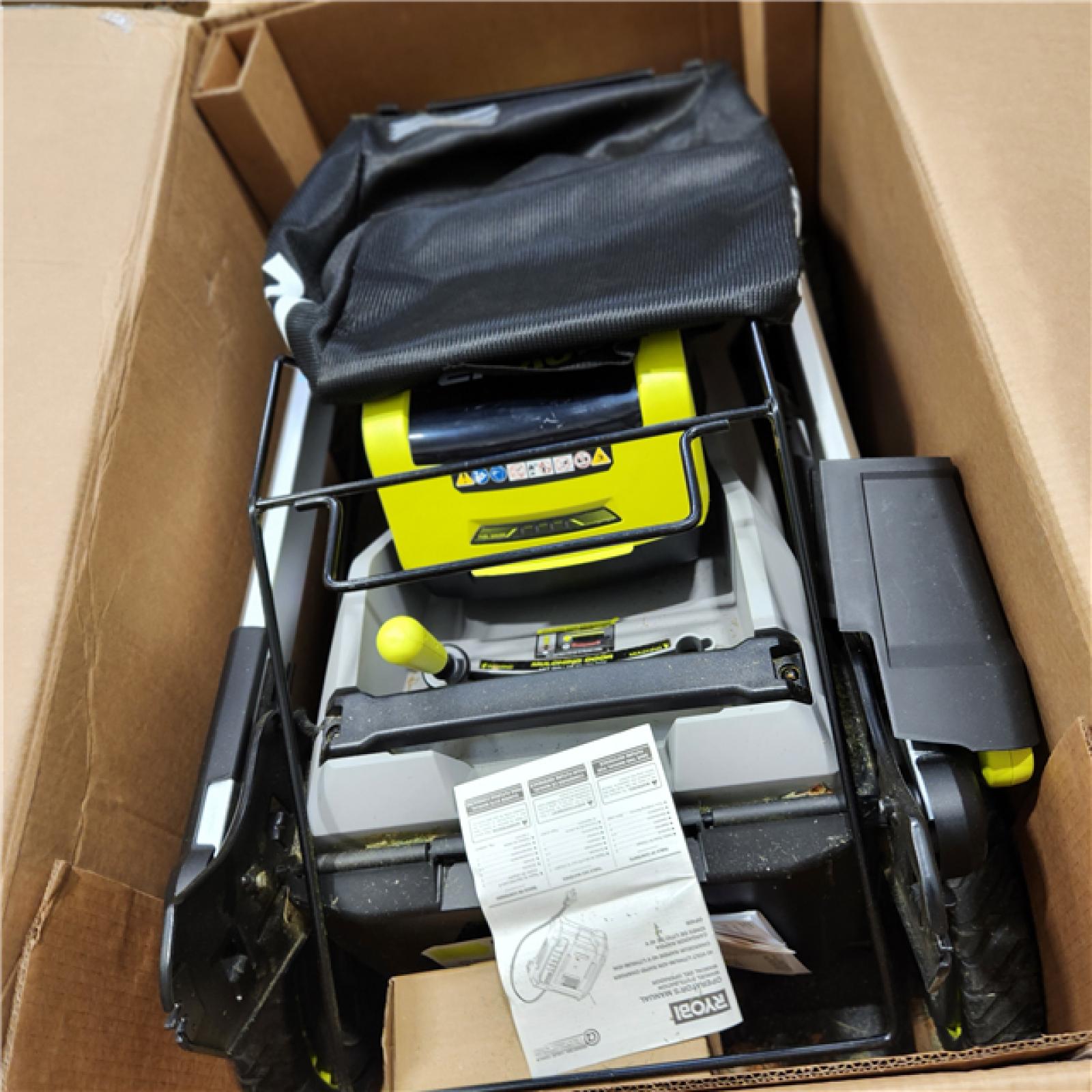 Dallas Location - As-Is RYOBI 40V HP Brushless Whisper Series 21. in Self-Propelled All Wheel Drive Mower - (2) 6.0 Ah Batteries & Charger