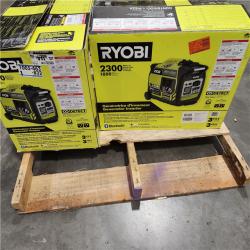 Dallas Location - As-Is Ryobi 2300-Watt Bluetooth Inverter Generator(Lot Of 2)