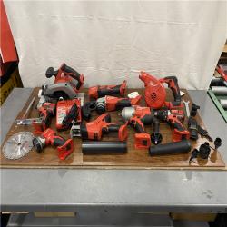 AS-IS M18 18-Volt Lithium-Ion Cordless Combo Kit (9-Tool) with (2) Batteries, Charger, and Tool Bag