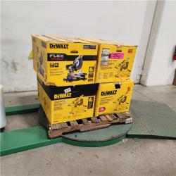 Dallas Location - As-Is DEWALT 15 Amp Corded 12 in. Double Bevel Sliding Compound Miter Saw (Lot Of 4)