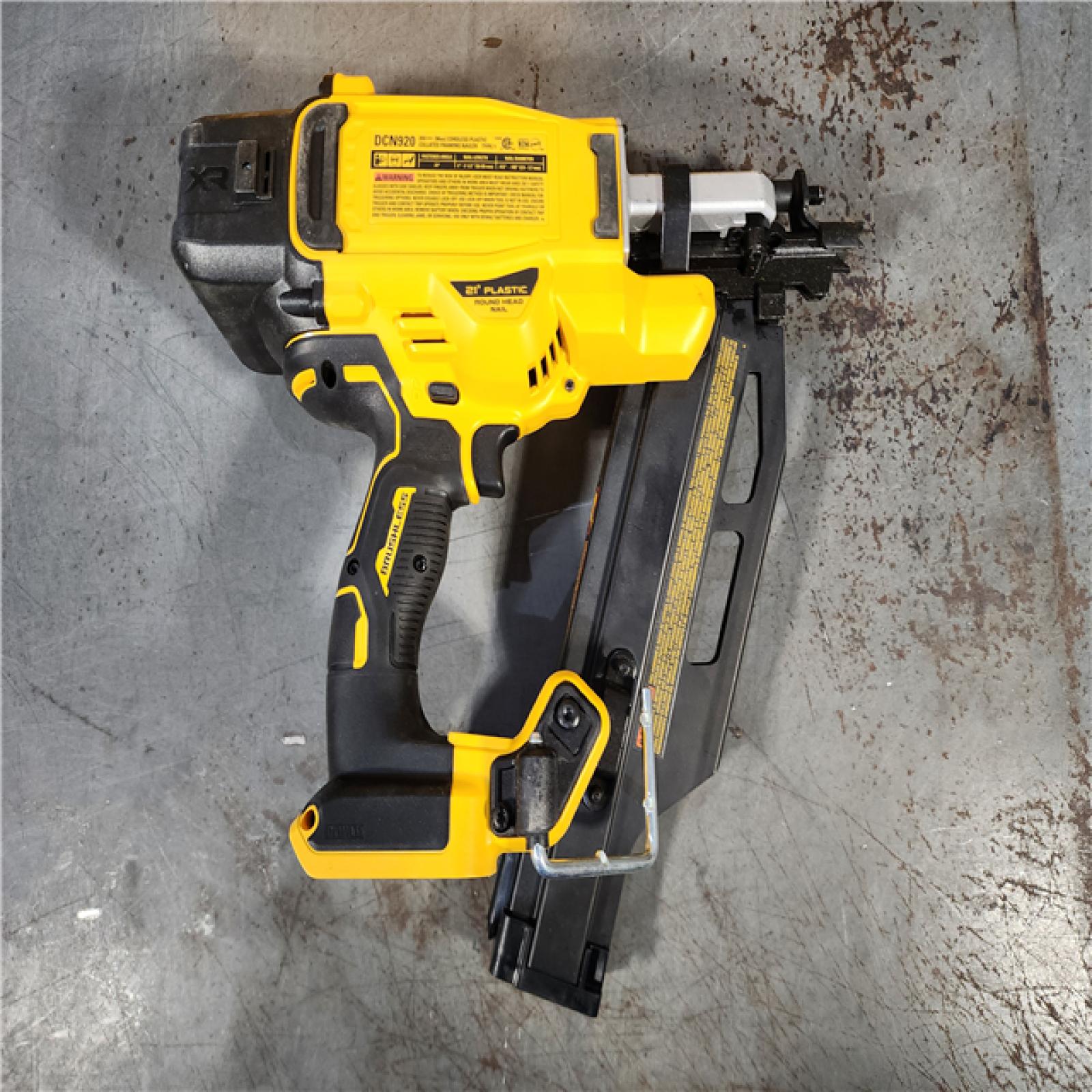 HOUSTON LOCATION - AS-IS DEWALT 20-Volt 21Â° Cordless Framing Nailer (Tool-Only)