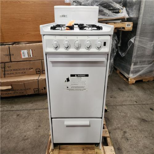 Phoenix Location Summit Appliance 20 in. 2.46 cu. ft. Gas Range in White