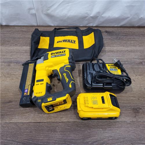 AS-IS ATOMIC 20V MAX Lithium Ion Cordless 23 Gauge Pin Nailer Kit with 2.0Ah Battery and Charger