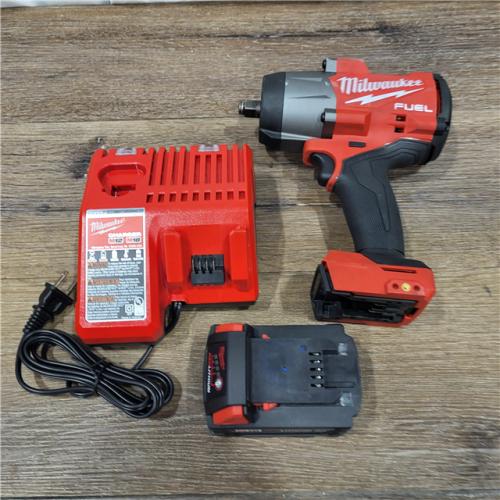 AS-IS Milwaukee M18 1/2 in. Cordless Brushless High Torque Impact Wrench Kit (Battery & Charger)