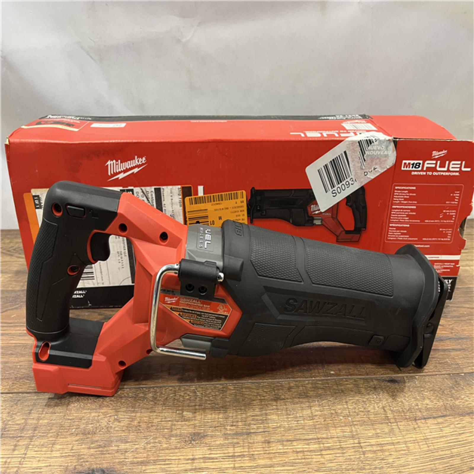 AS IS Milwaukee M18 Fuel Sawzall Brushless Cordless Reciprocating Saw - No Charger, No Battery, Bare Tool Only