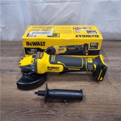 AS-IS 20V MAX Cordless Brushless 4.5 - 5 in. Paddle Switch Angle Grinder with FLEXVOLT ADVANTAGE (Tool Only)