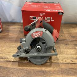 AS-IS MilwaukeeFUEL 18V Lithium-Ion Brushless Cordless 6-1/2 in. Circular Saw (Tool-Only)