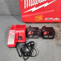 HOUSTON LOCATION - AS-IS (APPEARS LIKE NEW) Milwaukee M18 FUEL 18V Lithium-Ion Brushless Cordless Hammer Drill and Impact Driver Combo Kit (2-Tool) with 2 Batteries