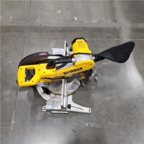 AS-IS DeWalt 15 Amp Corded 12 in. Compound Double Bevel Miter Saw