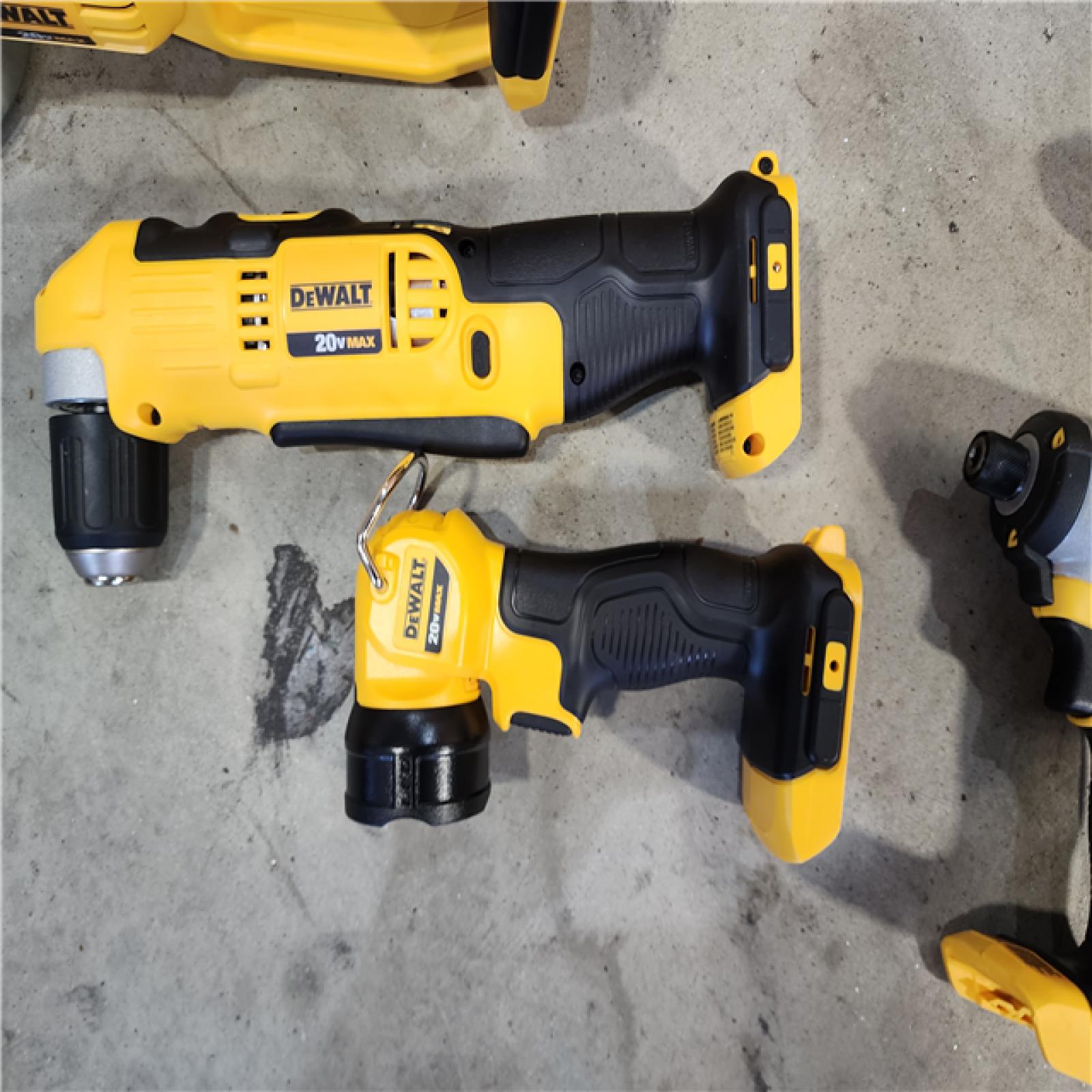 HOUSTON LOCATION - AS-IS (APPEARS LIKE NEW) Dewalt 20V MAX 9-Tool Power-Tool Combo Kit W/ Soft Case Including 2 Batteries & Charger