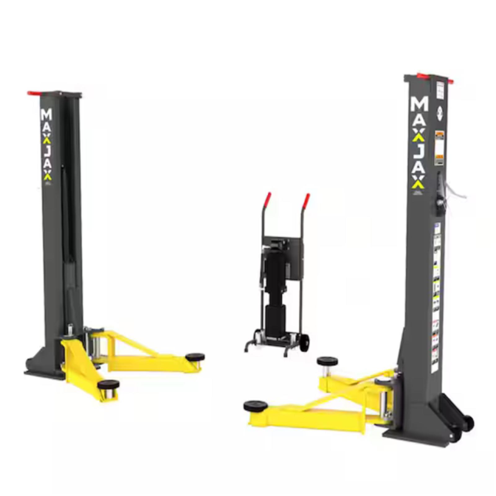 DALLAS LOCATION - MAX JAX MK7 Symmetric Portable 2 Post Car Lift