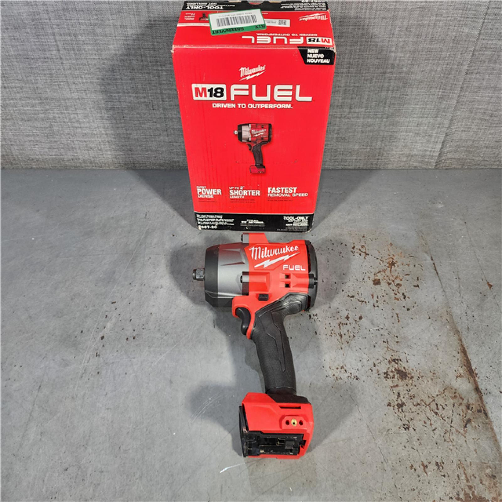 HOUSTON LOCATION - AS-IS Milwaukee M18 FUEL 18V Lithium-Ion Brushless Cordless 1/2 in. Impact Wrench with Friction Ring (Tool-Only)