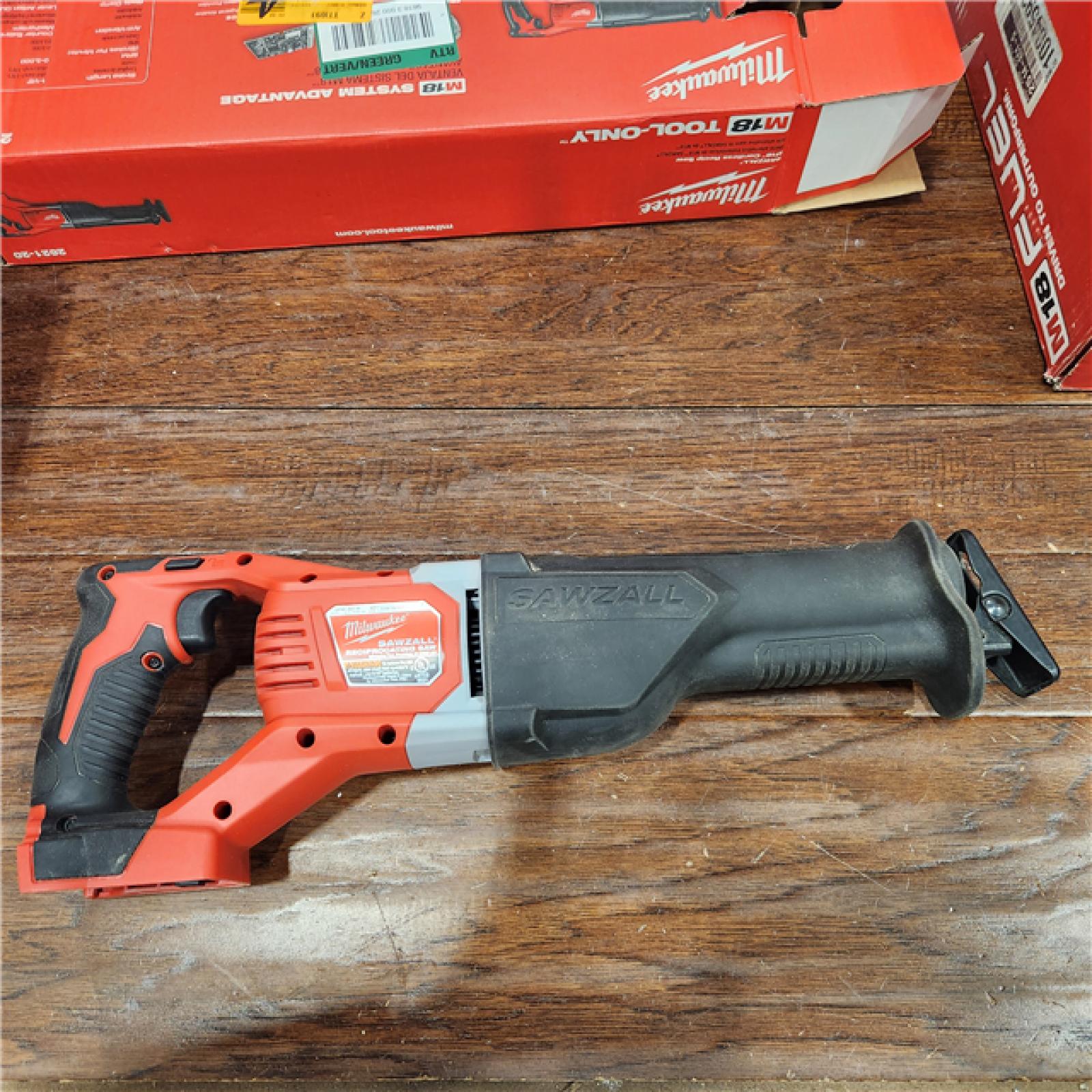 AS-IS Milwaukee  M18 SAWZALL Lithium-Ion Cordless Reciprocating Saw (Tool Only)