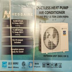 Phoenix Location Hessaire 18k BTU Single Zone Mini Split System