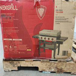 Phoenix Location NEW Nexgrill Daytona 4-Burner 36 in. Propane Gas Griddle in Black with Stainless Steel Lid 720-1058