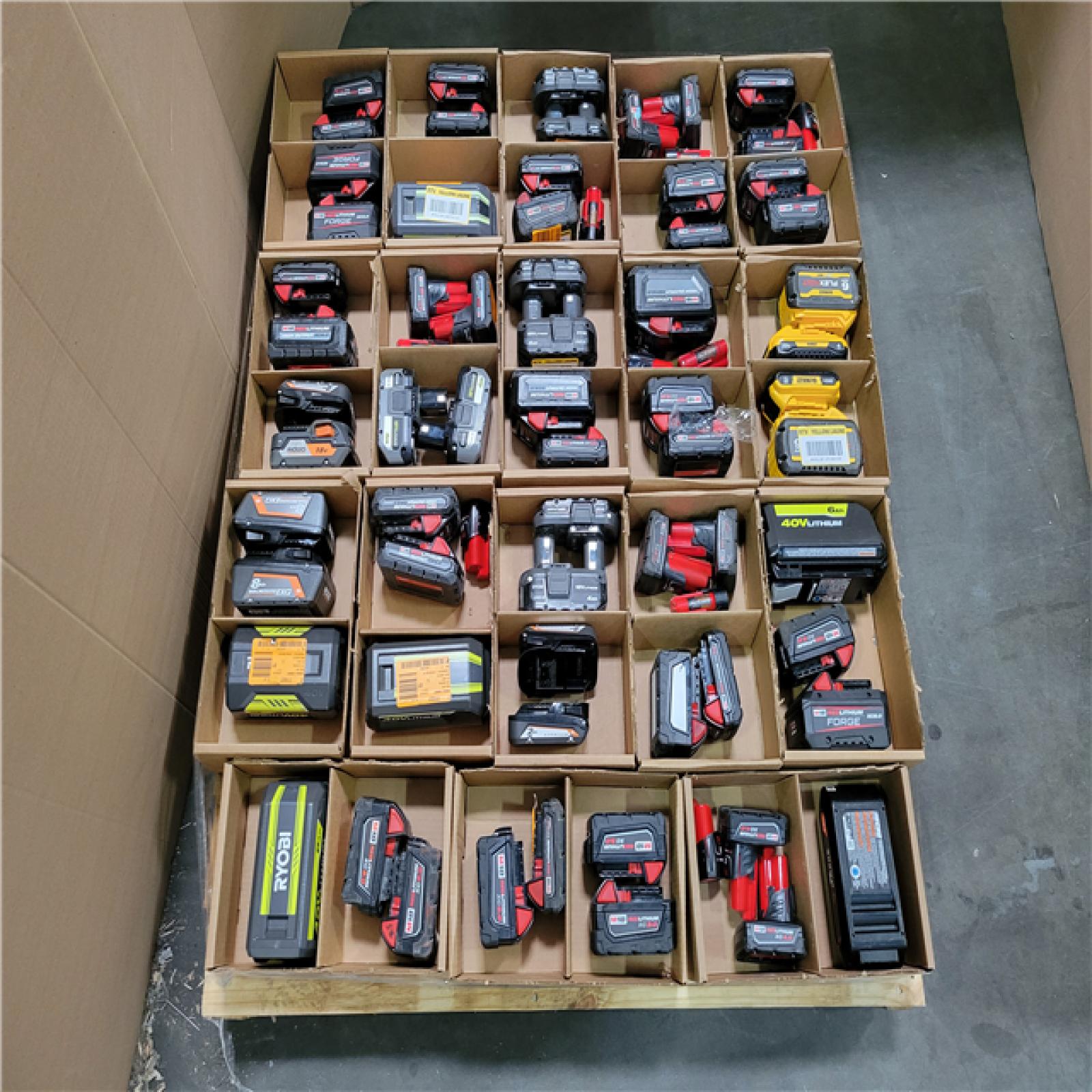 CALIFORNIA AS-IS BATTERY PALLET