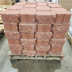 Phoenix Location Pavestone 4 in. x 11.75 in. x 6.75 in. River Red Concrete Retaining Wall Block 144 Brick Pallet