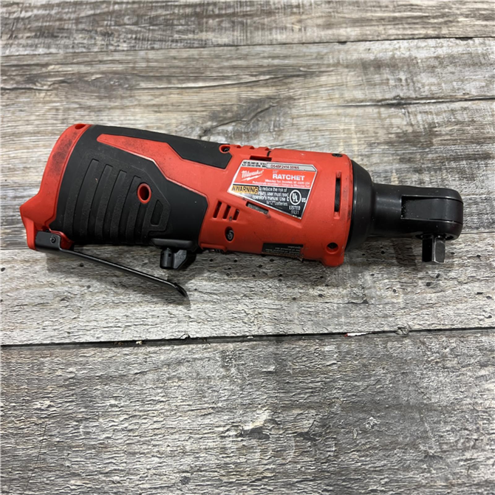 AS-IS MILWAUKEE 2457-20 .38 in. M12 Cordless Ratchet Only