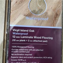 Houston Location - AS-IS Home Decorators Virgil Island Oak Plank Pallet