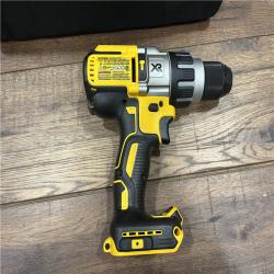 AS-IS  Dewalt 20-Volt MAX XR Lithium-Ion Cordless Premium Brushless Hammer Drill with (2) Batteries 5.0Ah, Charger and Hard Case( DRILL AND CHARGER ONLY )