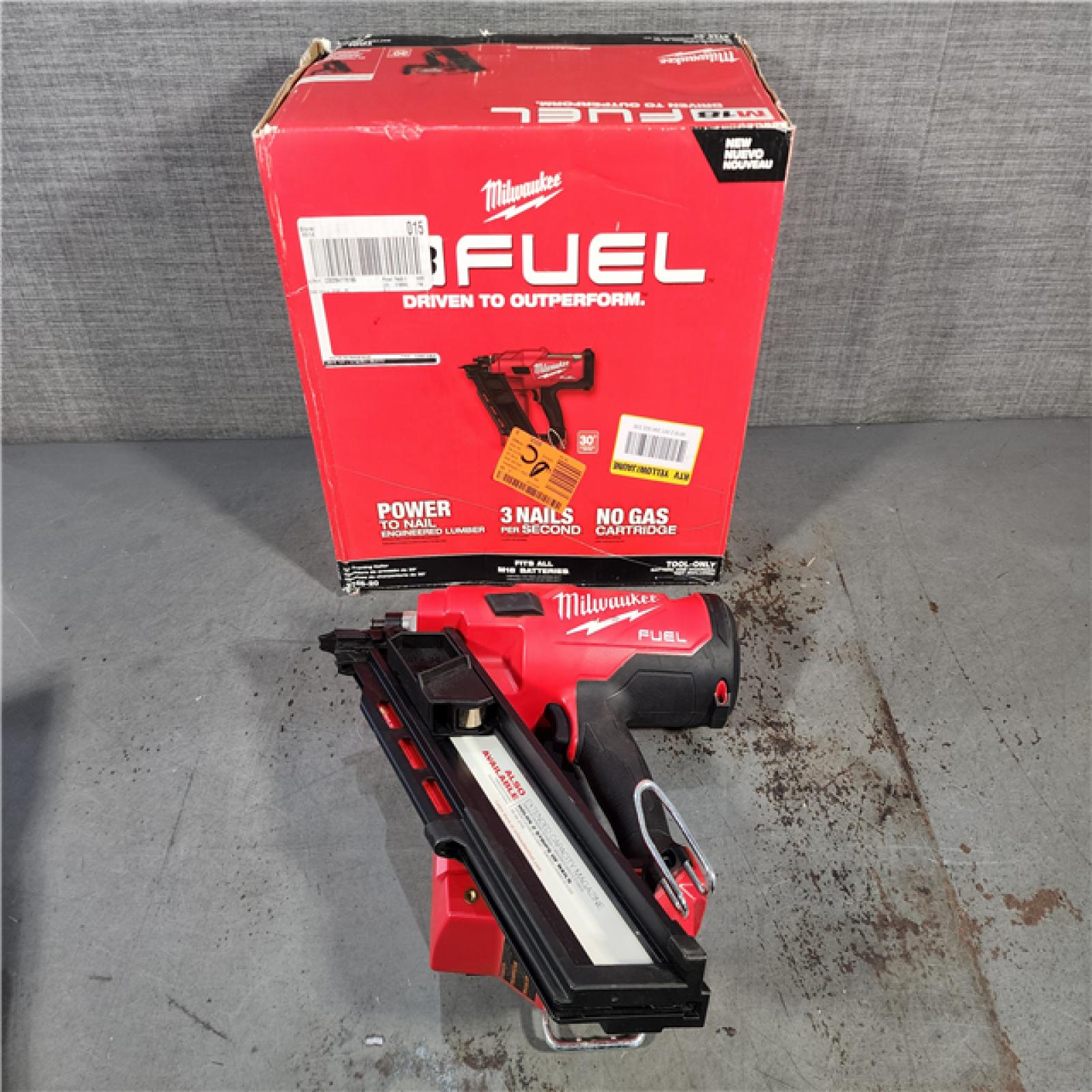 HOUSTON LOCATION - AS-IS M18 FUEL 3-1/2 in. 18-Volt 30-Degree Lithium-Ion Brushless Cordless Framing Nailer (Tool-Only)