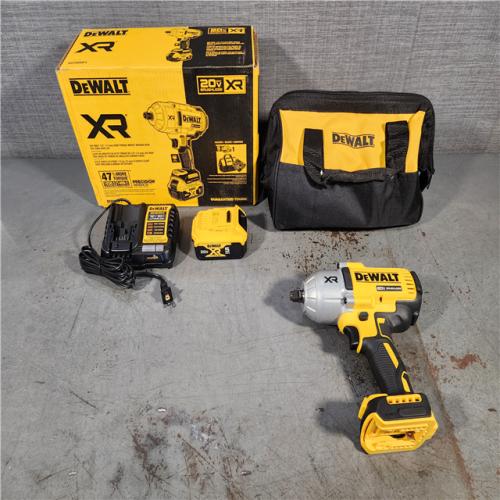 HOUSTON LOCATION - AS-IS (APPEARS LIKE NEW) DEWALT 20V MAX* XR 1/2  High Torque Impact Wrench with Hog Ring Anvil