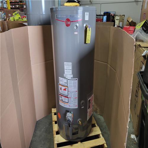 CALIFORNIA AS-IS RHEEM PERFORMANCE PLATINUM 75 GALLON NATURAL GAS WATER HEATER