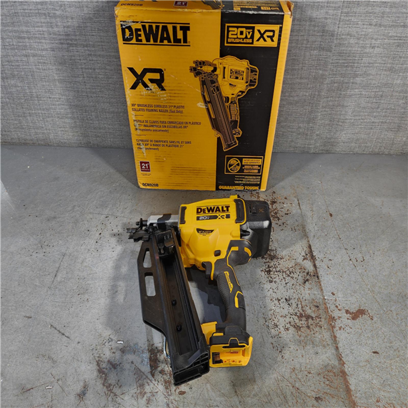 HOUSTON LOCATION - AS-IS DEWALT 20-Volt 21Â° Cordless Framing Nailer (Tool-Only)