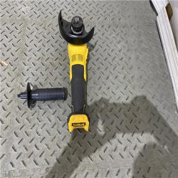 Houston location AS-IS DeWalt DCG405B 20V Max XR 4.5-Inch Slide Switch Small Angle Grinder (Tool Only)