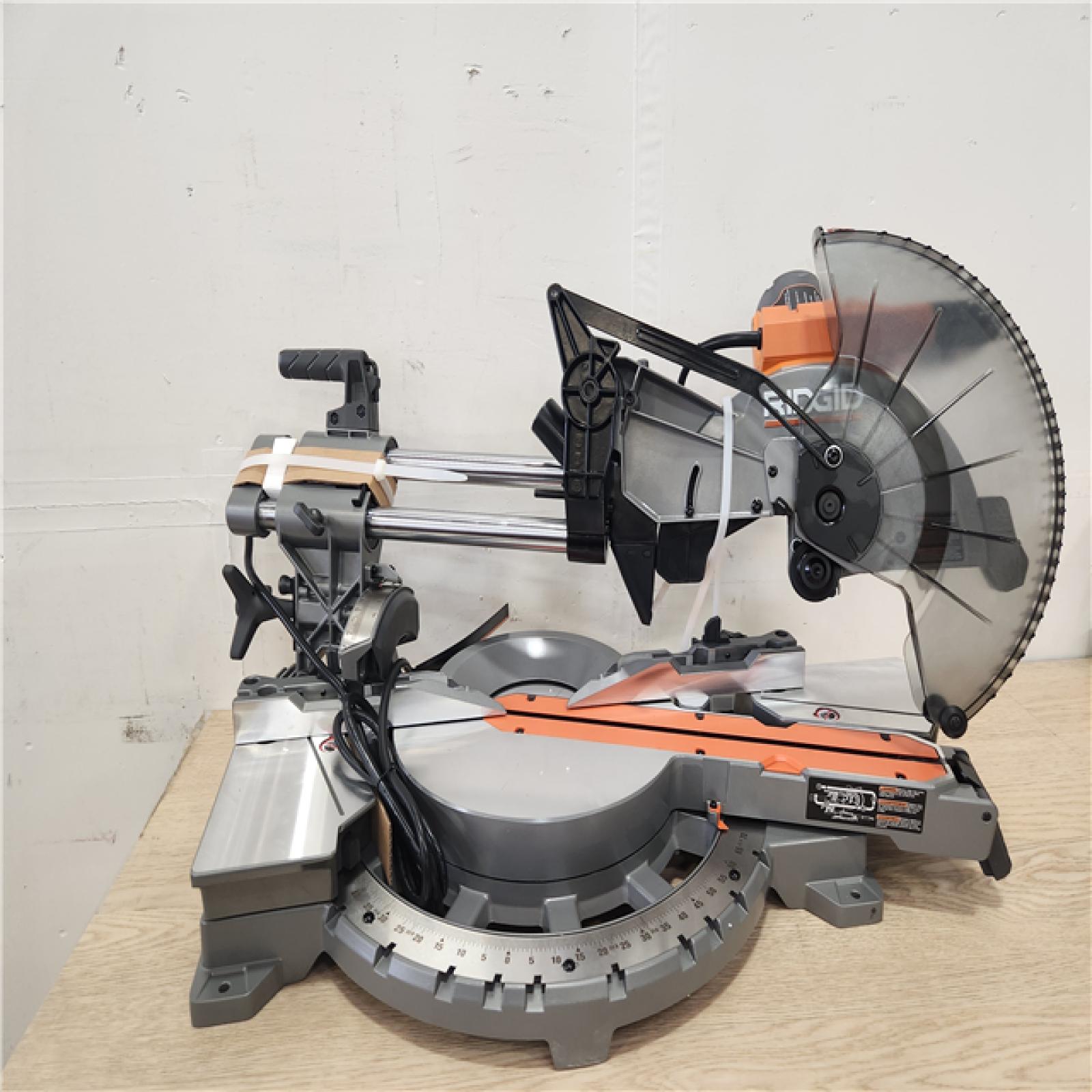 Phoenix Location NEW RIDGID 15 Amp Corded 12 in. Dual Bevel Sliding Miter Saw with 70 Deg. Miter Capacity and LED Cut Line Indicator R4222