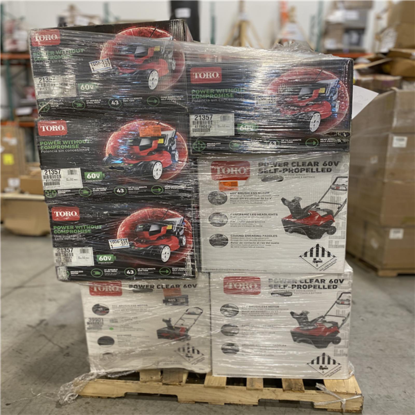 DALLAS LOCATION - NEW! TORO PALLET - (7 UNITS)