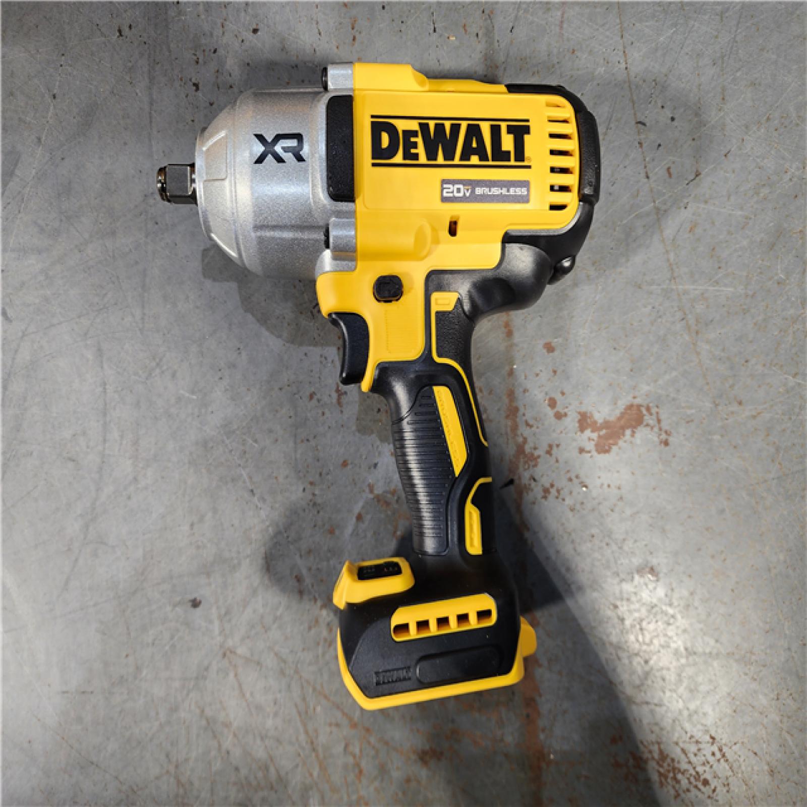 HOUSTON LOCATION - AS-IS (APPEARS LIKE NEW) DEWALT 20V MAX* XR 1/2  High Torque Impact Wrench with Hog Ring Anvil