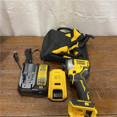 AS-ISDEWALT ATOMIC 20V MAX* Brushless Cordless Compact 1/4 in. Impact Driver Kit