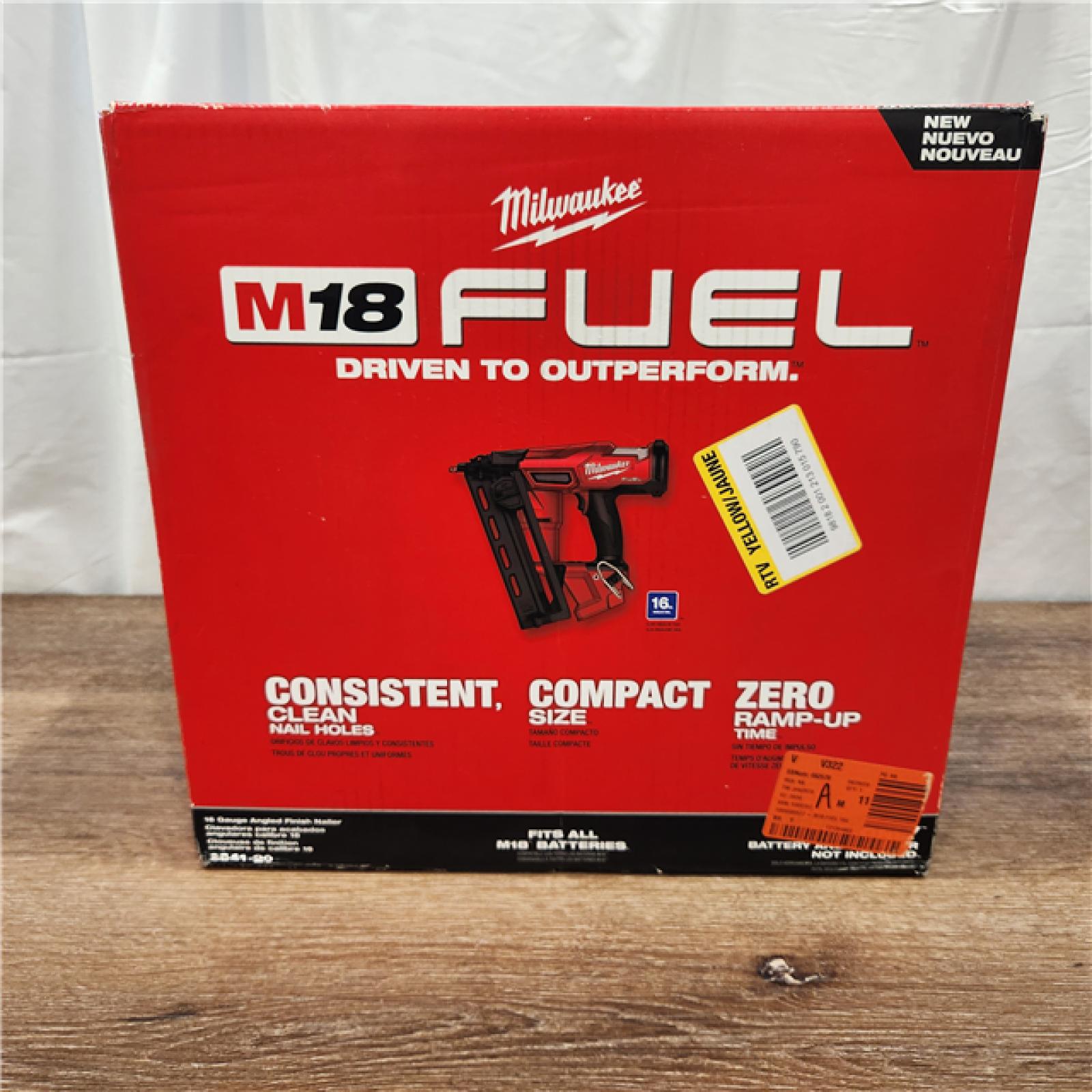 AS-IS M18 FUEL 18-Volt Lithium-Ion Brushless Cordless Gen II 16-Gauge Angled Finish Nailer (Tool-Only)